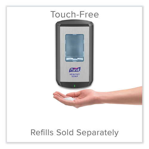 Image of Purell® Cs8 Soap Dispenser, 1,200 Ml, 5.79 X 3.93 X 10.31, Graphite