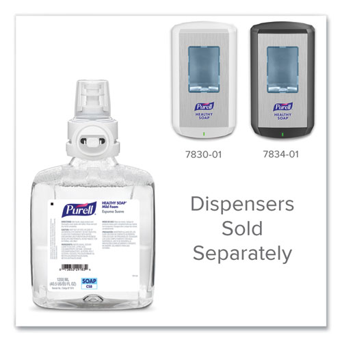 Professional HEALTHY SOAP Mild Foam, Fragrance-Free, 1,200 mL, For CS8 Dispensers, 2/Carton