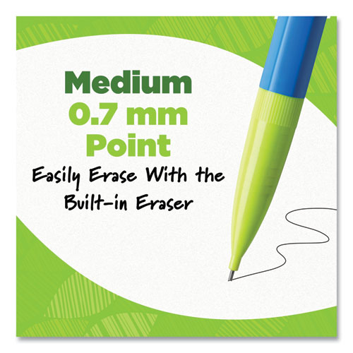 Image of Bic® Revolution Mechanical Pencil, 0.7 Mm, Hb (#2), Black Lead, Assorted Barrel Colors, 12/Pack
