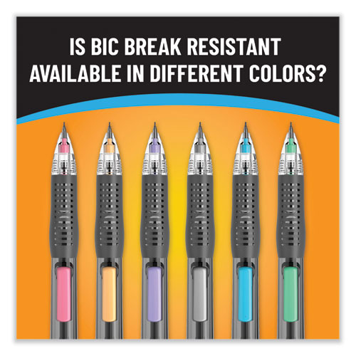 Image of Bic® Break-Resistant Mechanical Pencils With Erasers, 0.7 Mm, Hb (#2), Black Lead, Assorted Barrel Colors, 2/Pack