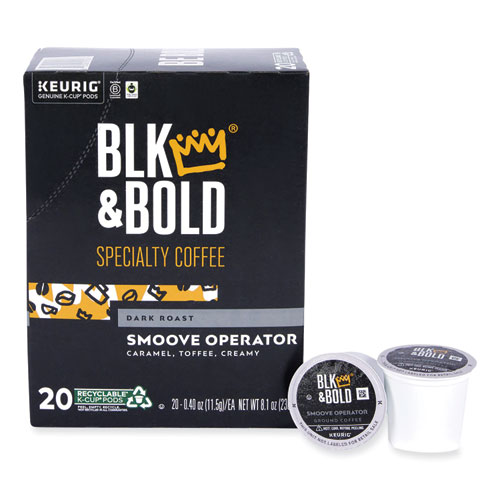 Blk & Bold® Smoove Operator K-Cups, 20/Box