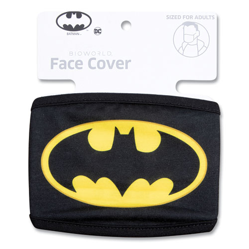 Cloth Face Mask, Batman Logo Print, Cotton/Polyester/Spandex, Adult