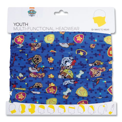 Gaiter Face Mask, Paw Patrol Print, Polyester, Youth