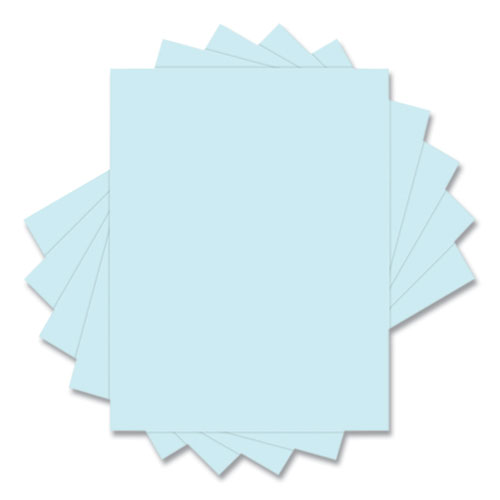 Image of Lettermark™ 30% Recycled Colored Paper, 20 Lb Bond Weight, 8.5 X 11, Blue, 500/Ream