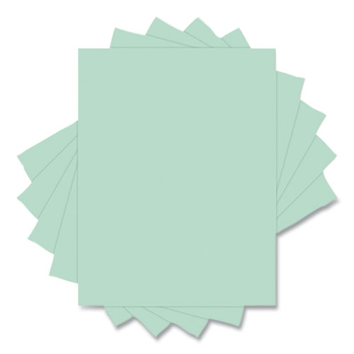 Image of Lettermark™ 30% Recycled Colored Paper, 20 Lb Bond Weight, 8.5 X 11, Green, 500/Ream