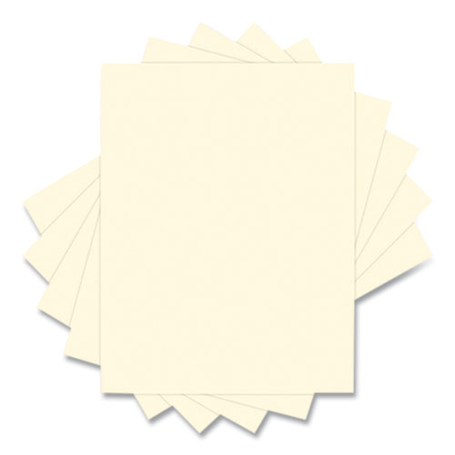 30% Recycled Colored Paper, 20 lb Bond Weight, 8.5 x 11, Ivory, 500/Ream