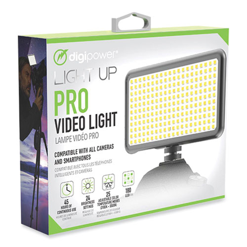 Image of Digipower® Pro Event Video Light With Diffuser, Black