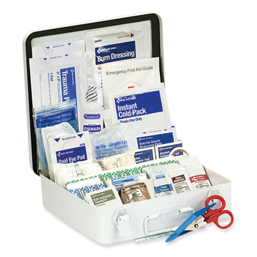 Image of First Aid Only™ Ansi 2021 Type Iii First Aid Kit For 50 People, 184 Pieces, Metal Case