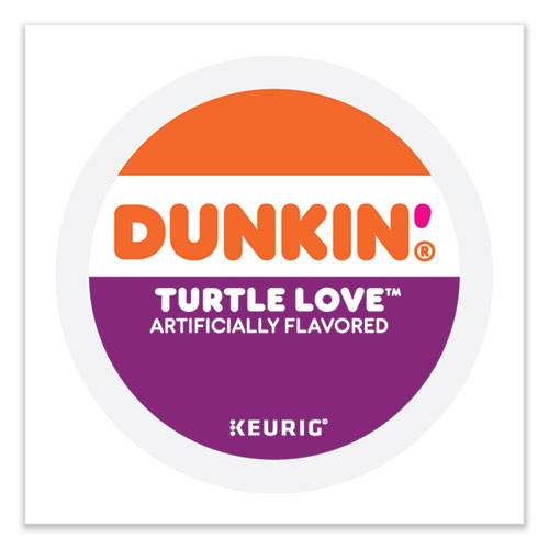 Image of Dunkin Donuts® K-Cup Pods, Turtle Love Coffee, 22/Box