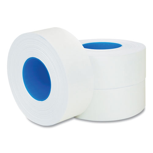 Image of One-Line Pricemarker Labels, White, 1,200 Labels/Roll, 3 Rolls/Pack
