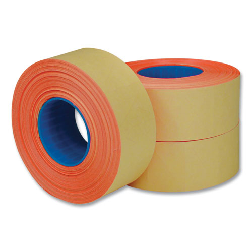 Two-Line Pricemarker Labels, Red, 1,000 Labels/Roll, 3 Rolls/Pack