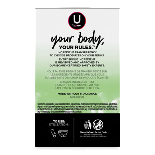 U by Kotex Security Lightdays Liners, Unscented, 129/Pack