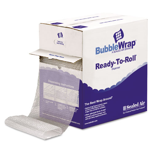 Image of Sealed Air Bubble Wrap, Self-Clinging Air-Cushioned, 0.19" Thick, 12" X 175 Ft