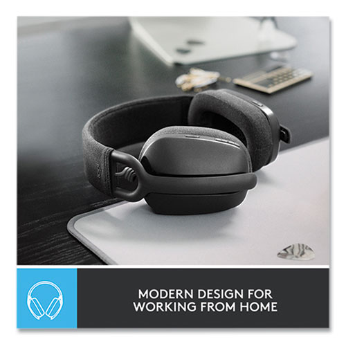 Zone Vibe 100 Wireless Noise Canceling Over-Ear Headphones, Graphite