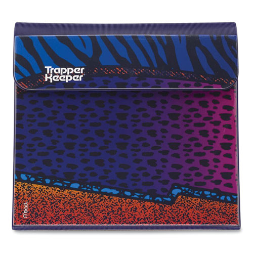 Mead® Trapper Keeper 3-Ring Pocket Binder, 1" Capacity, 11.25 X 12.19, Animal