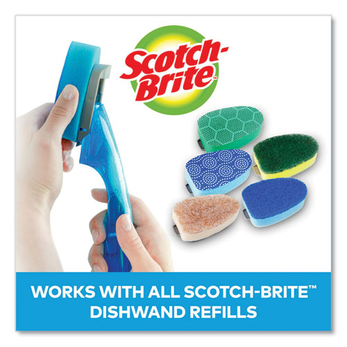 Non-Scratch Dishwand Refills, Blue, 2/Pack