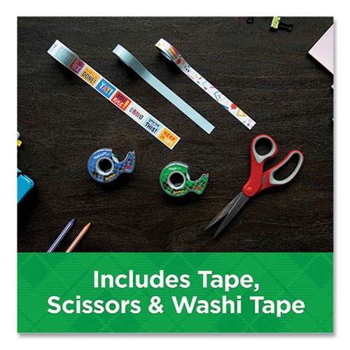 Back To School Pack, Assorted Tapes Plus Scissors/Kit