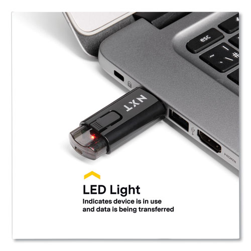 USB 2.0 Type-A Flash Drive, 32 GB, Black