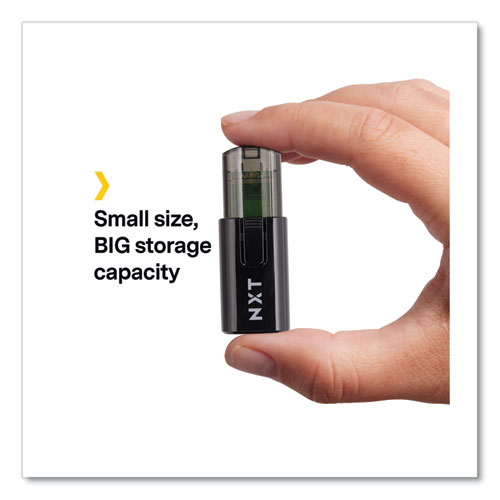 USB 2.0 Type-A Flash Drive, 32 GB, Black