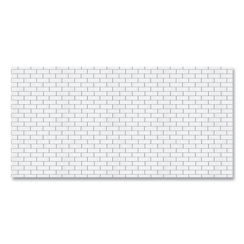 Fadeless Paper Roll, 50 lb Bond Weight, 48 x 50 ft, White Subway Tile