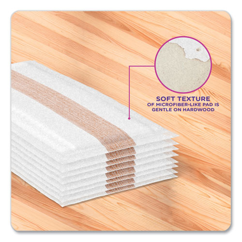 Image of Swiffer® Wetjet System Wood Mopping Pad, 5.4 X 11.3, White, 20/Pack