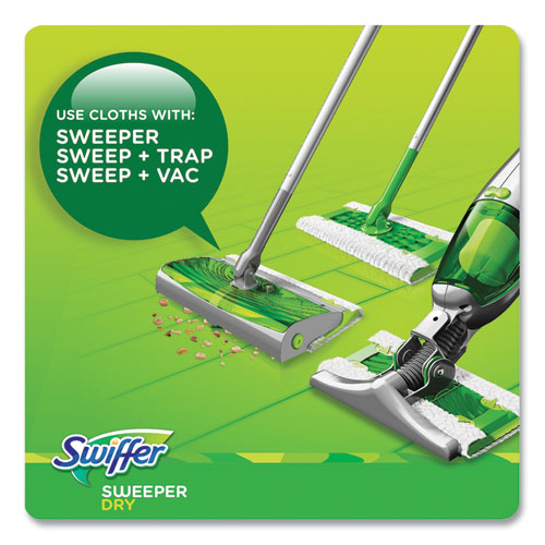 Image of Swiffer® Dry Refill Cloths, 1-Ply, 10.63" X 8", Lavender And Vanilla, White, 52/Box