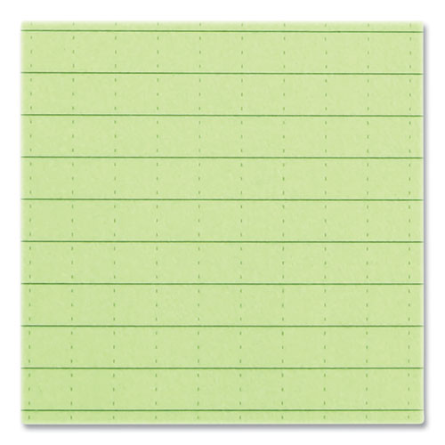 All-Weather Wire-O Notepad, Universal: Narrow Rule and Quadrille Rule, Dark Green Cover, 50 White 3 x 5 Sheets