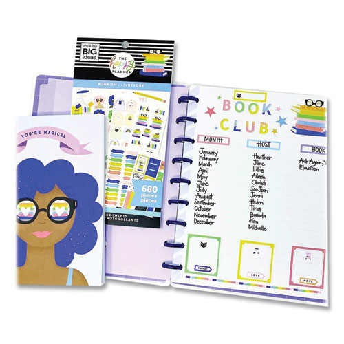 Image of The Happy Planner® Me And My Big Ideas Stickers, Booklist Theme, 680 Stickers