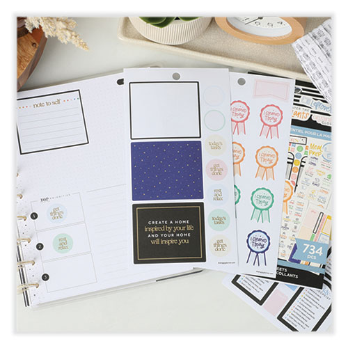 Image of The Happy Planner® Essentials Home Classic Stickers, Productivity Theme, 734 Stickers