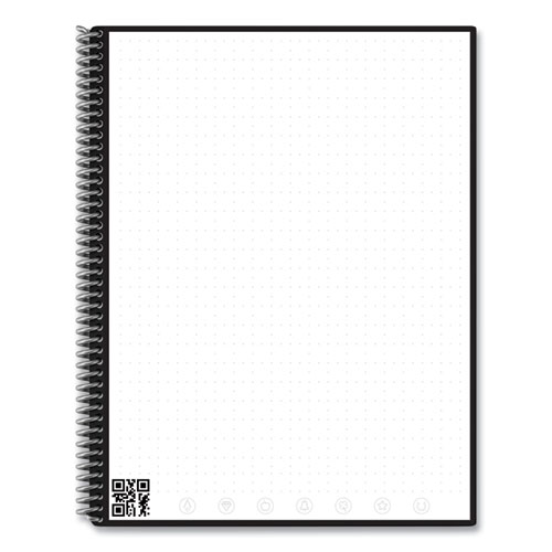 Image of Rocketbook Core Smart Notebook, Dotted Rule, Red Cover, (16) 11 X 8.5 Sheets