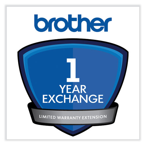 1-Year Exchange Warranty Extension for Brother MFCL2750DW/HLL2370DW
