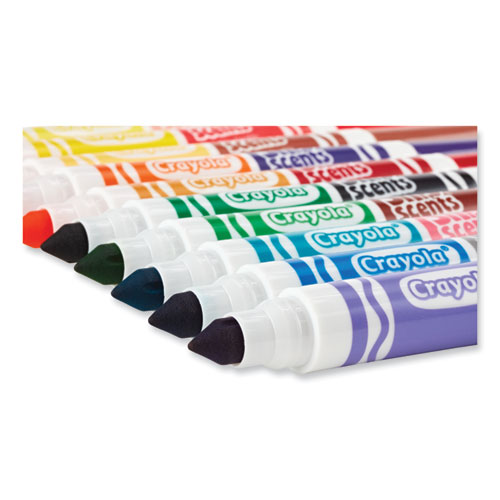 Crayola Silly Scents Dual Ended Markers, Sweet Scented Markers, 10