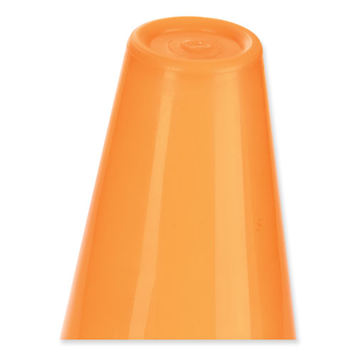 High Visibility Plastic Cones, 8 x 8
