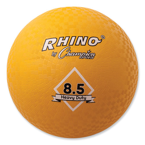 Image of Champion Sports Heavy Duty Playground Ball, 8.5" Diameter, Yellow