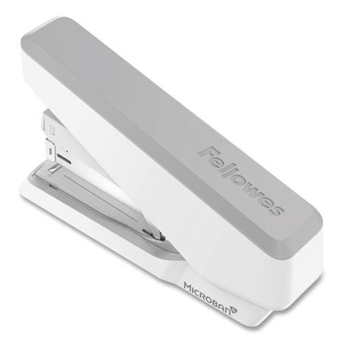 LX870™ EasyPress™ Stapler, 40-Sheet Capacity, Gray/White