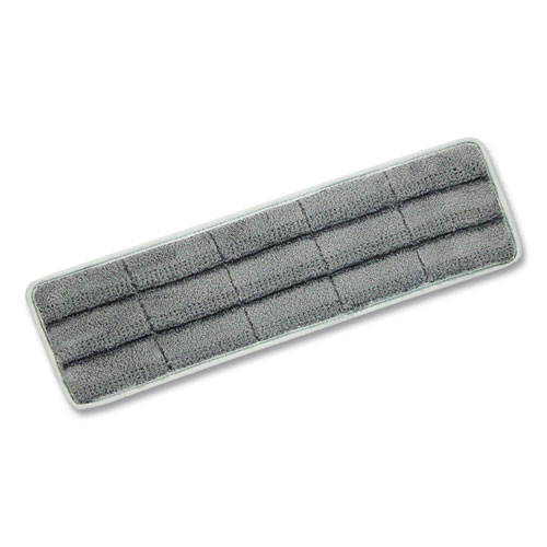 Image of Unger® Omniclean Microfiber Pads, 16", Gray, 5/Pack