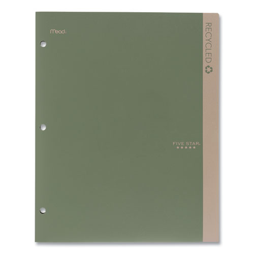 Image of Five Star® Recycled Plastic Two-Pocket Folder, 11" X 8.5", Randomly Assorted