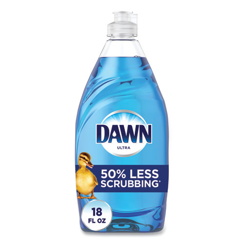 Image of Dawn® Ultra Liquid Dish Detergent, Original Scent, 18 Oz Pour Bottle, 10/Carton