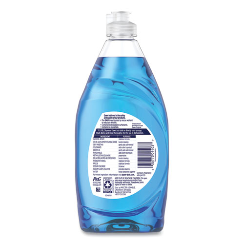 Ultra Liquid Dish Detergent, Original Scent, 18 oz Pour Bottle, 10/Carton