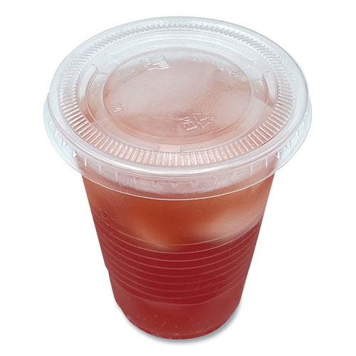 Souffle/Portion Cup Lids, Fits 3.25 oz to 5.5 oz Portion Cups, Clear, 2,500/Pack