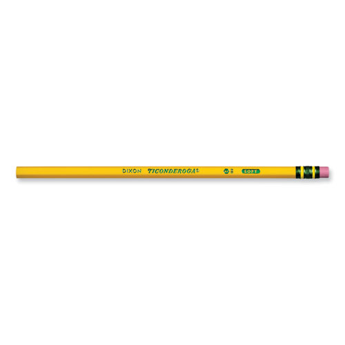 Image of Ticonderoga® Pencils, Hb2 Numeric Graphite Scale, Black Lead, Yellow Barrel, 72/Pack
