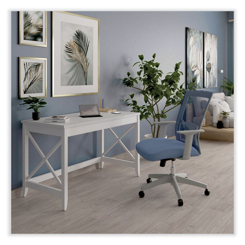 Image of Workspace By Alera® Farmhouse Writing Desk, 47.24" X 23.62" X 29.53", White