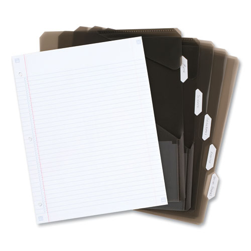 FLEX Notebinder, 5-Subject, Medium/College Rule, Randomly Assorted Cover Colors, (60) 11" x 8.5 Sheets