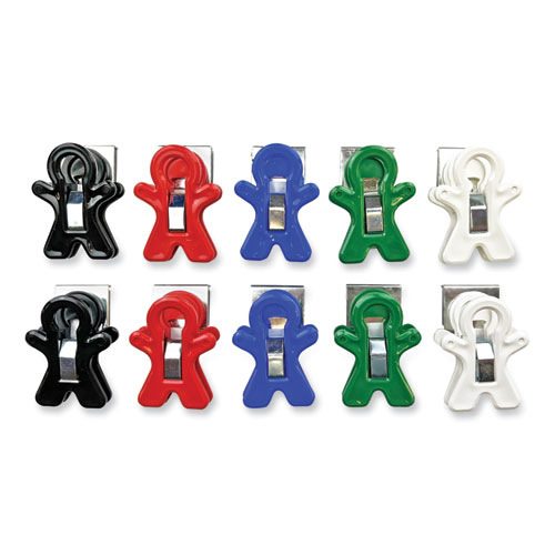 Image of The Pencil Grip™ Magnet Man, Assorted Colors, 10/Pack