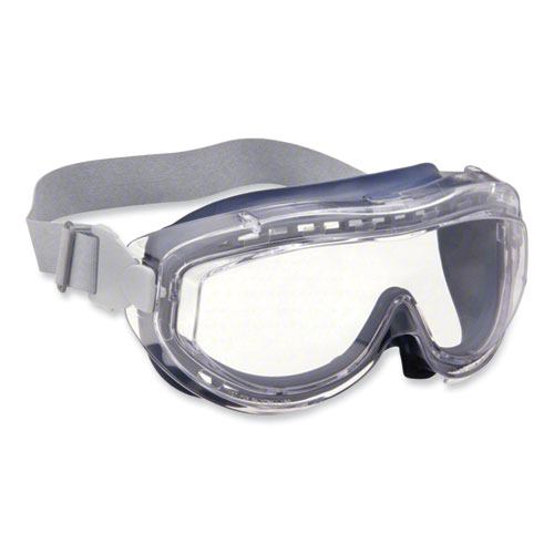 Image of Flex Seal OTG Goggles, Clear HydroShield Anti-Fog/Anti-Scratch Lens, Clear/Navy/Gray Frame