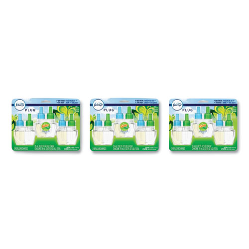 Image of PLUG Air Freshener Refills, Gain Original, 2.63 oz, 3 Pack, 3 Packs/Carton