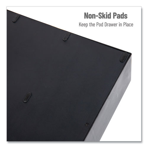 2-Tier 6-Drawer Single Serve Coffee Pod Drawer, 14 x 12.25 x 4.75, Black