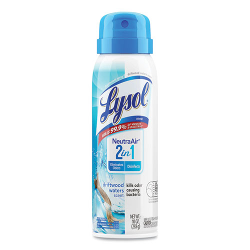 LYSOL® Neutra Air® 2 in 1 Disinfectant Spray III, Driftwood, 10 oz Aerosol Spray, 6/Carton