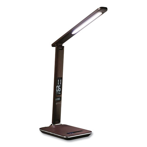 Wellness Series Renew LED Desk Lamp, 23" High, Brown, Ships in 1-3 Business Days