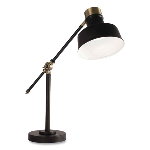Image of Wellness Series Balance LED Desk Lamp, 4" to 18" High, Black, Ships in 4-6 Business Days